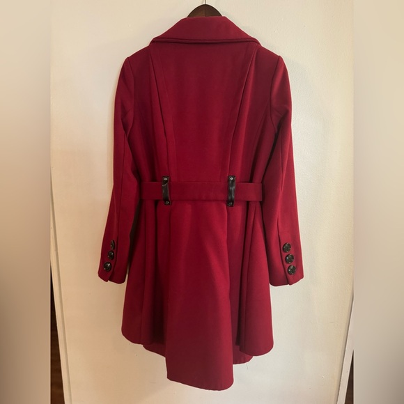 Steve Madden Winterberry Medium Red Coat - Picture 6 of 9